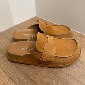 Project Cloud Tan Suede Loafers